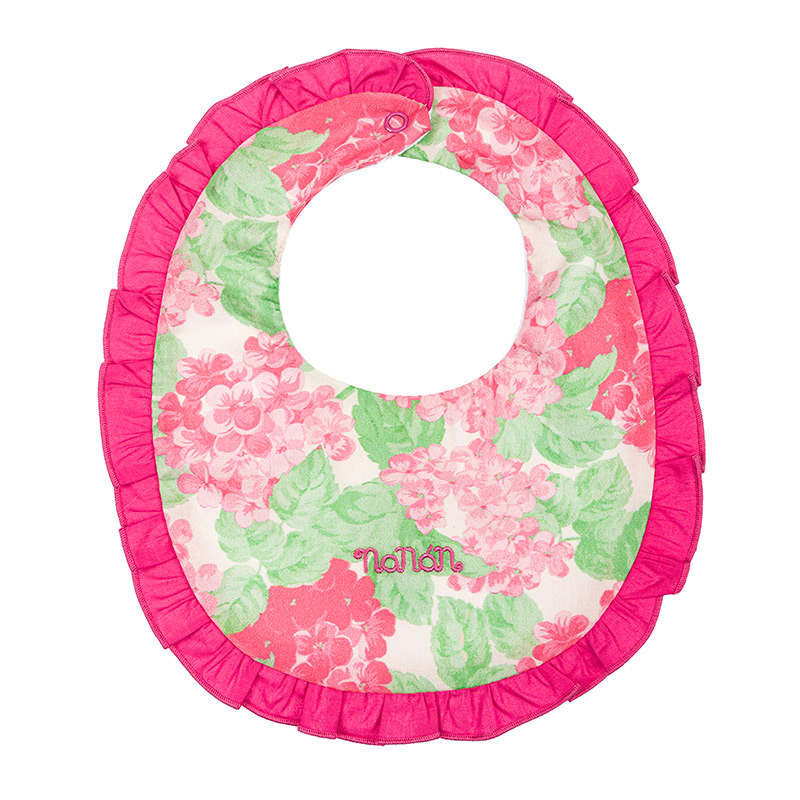 Flowered Bib