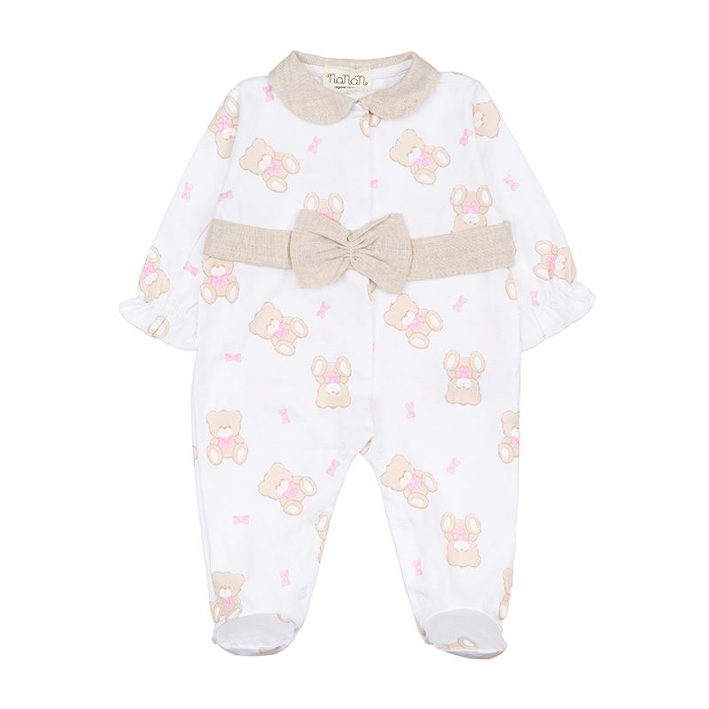 Front Opening Babygro With Collar