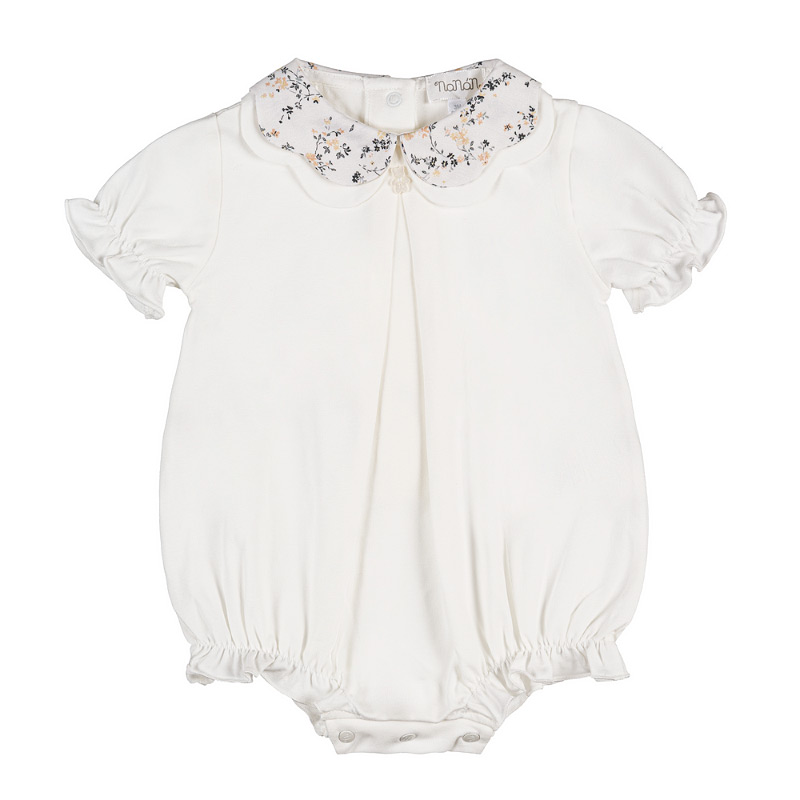 BABYGRO W/COLLAR OFF WHITE
