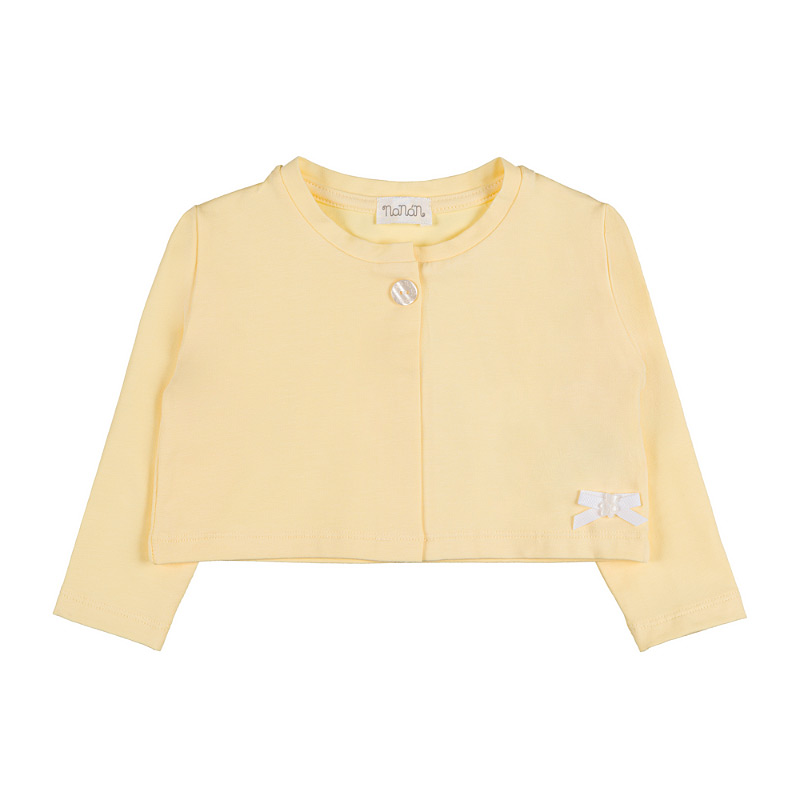 Yellow cardigan