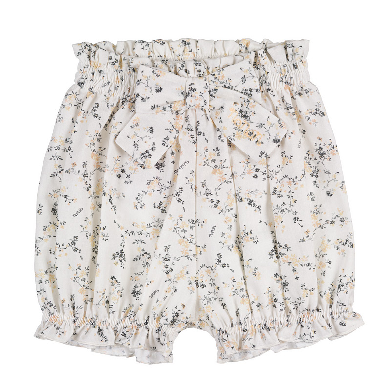 Floral culotte with bow