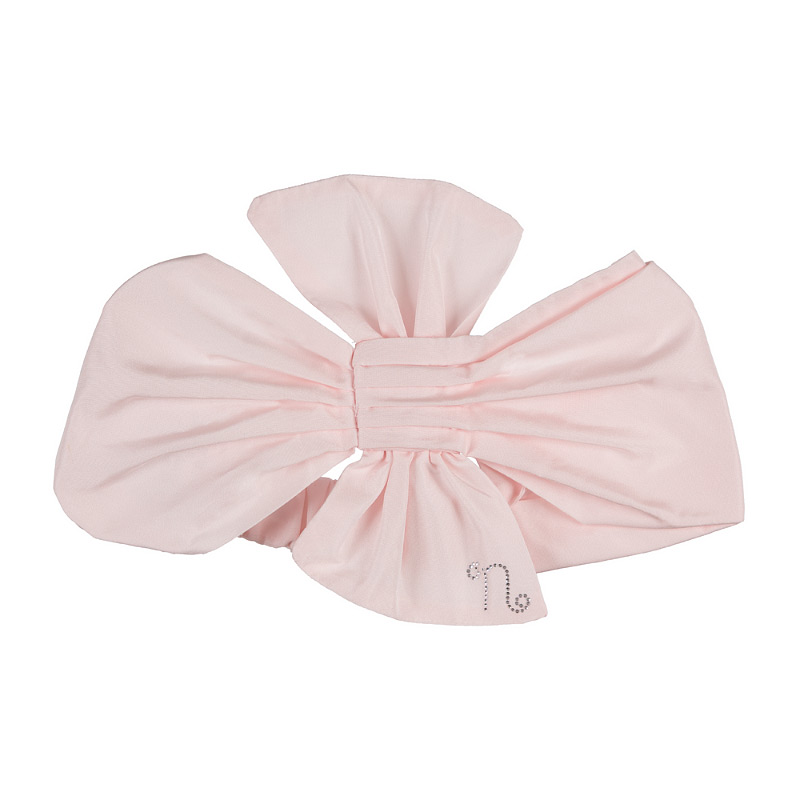 Pink headband with bow
