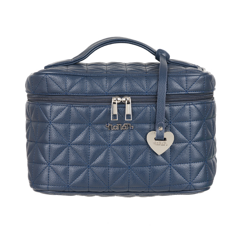 Blue Quilted Beautycase