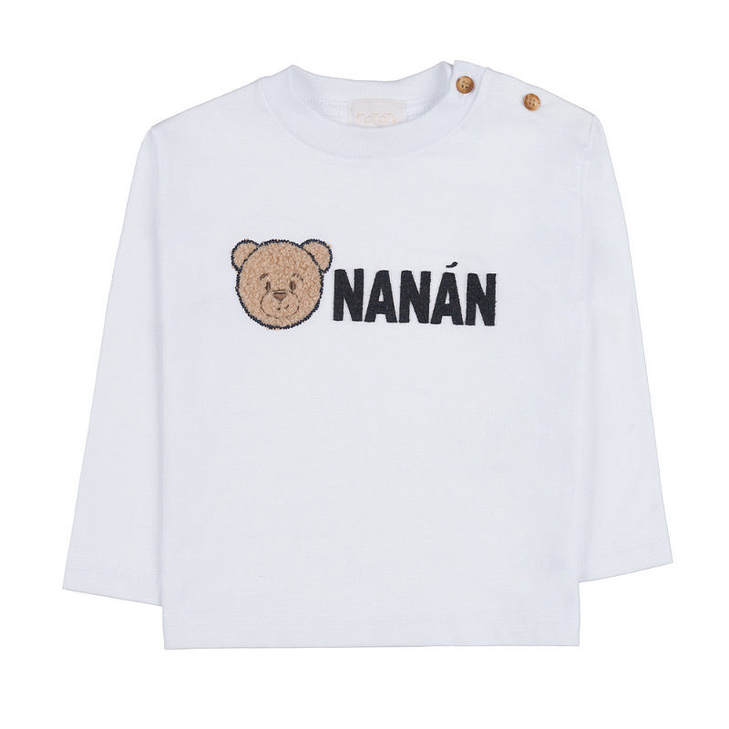 T-Shirt With Bear And Nanan Writing