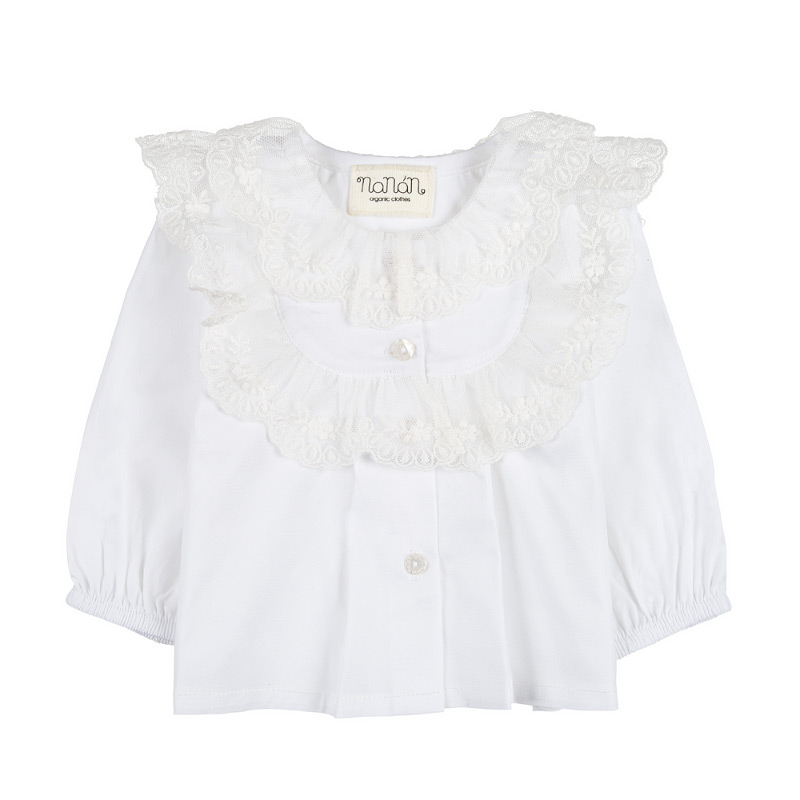 Blouse With Rouches