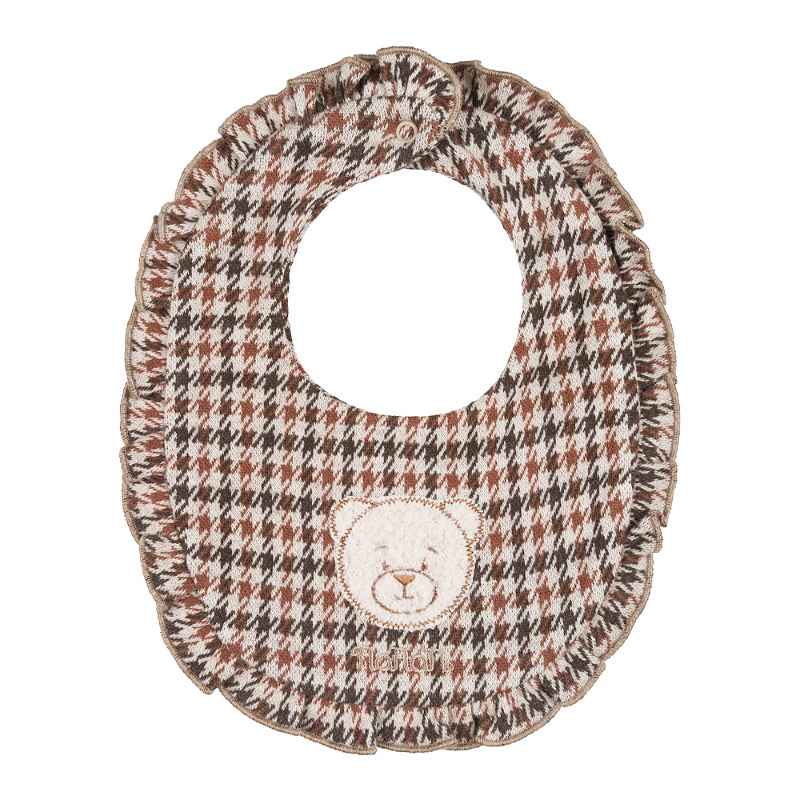 Scottish Bib With Bear