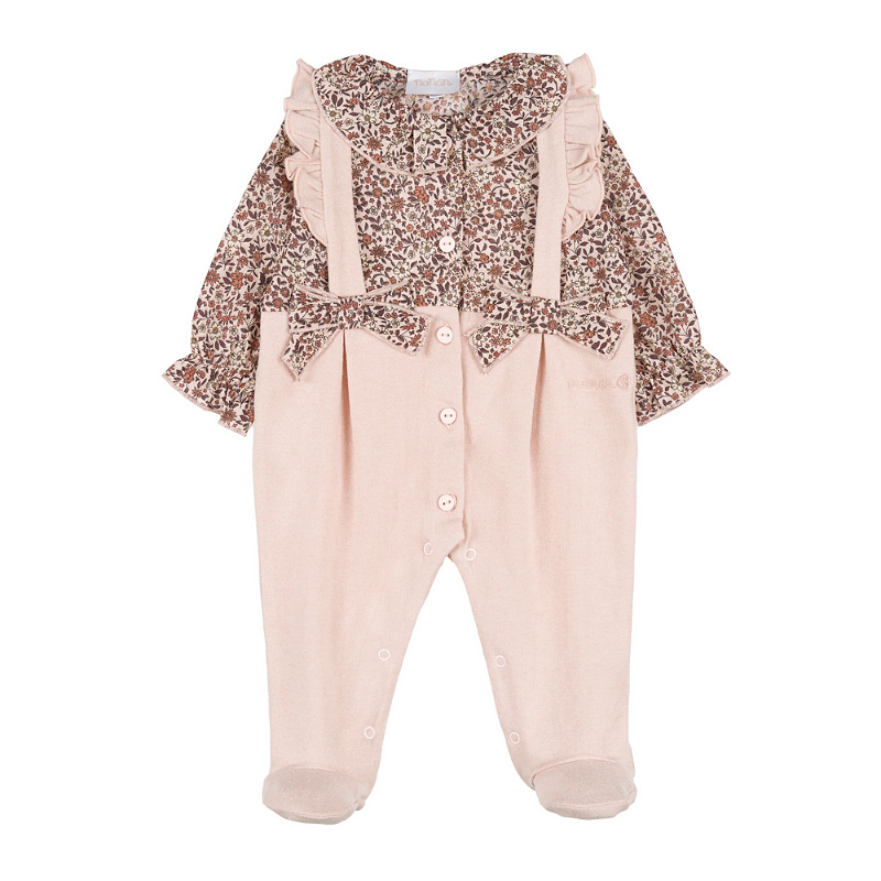 Onesie Open In Front With Overalls
