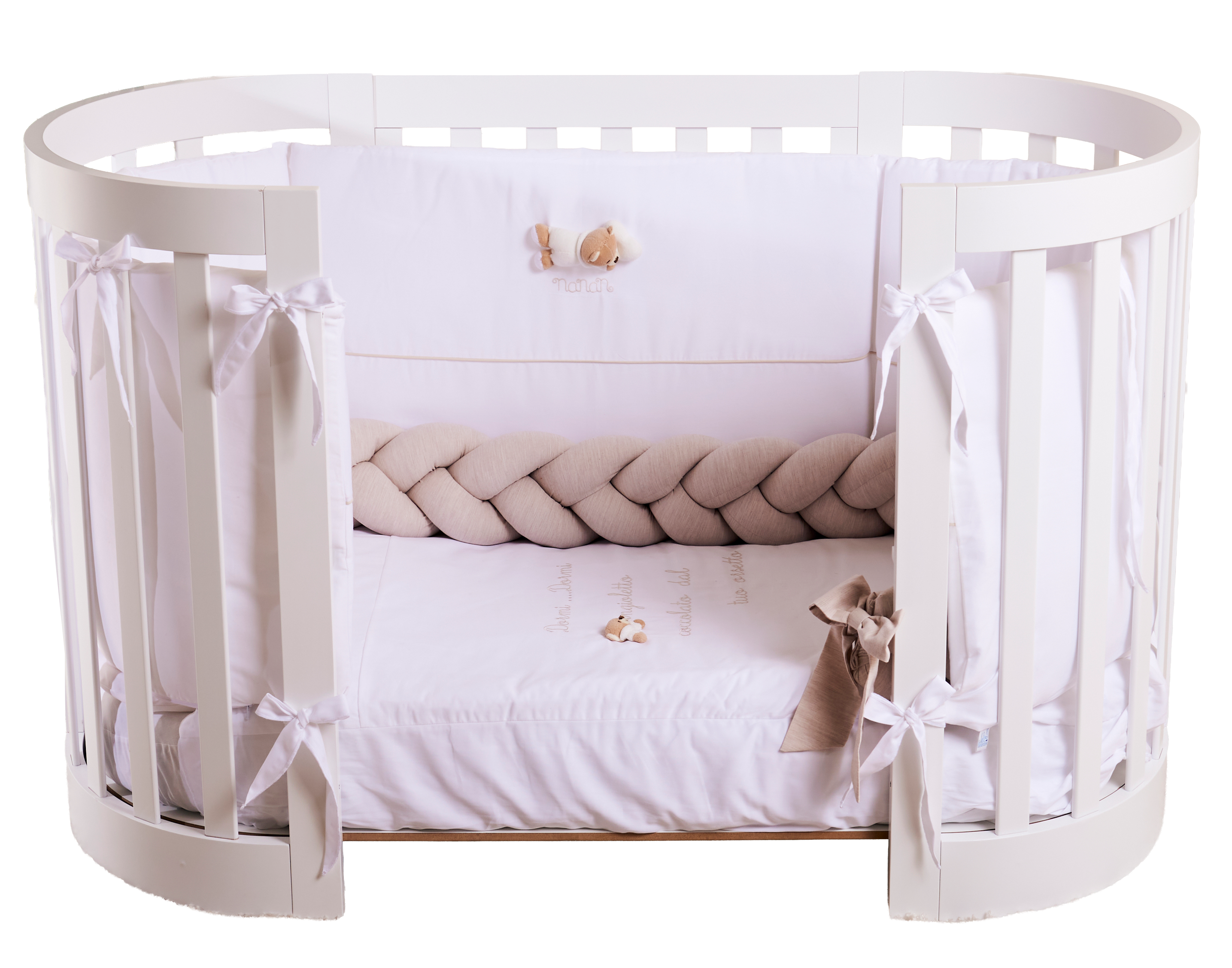 Oval Crib Transformation Set