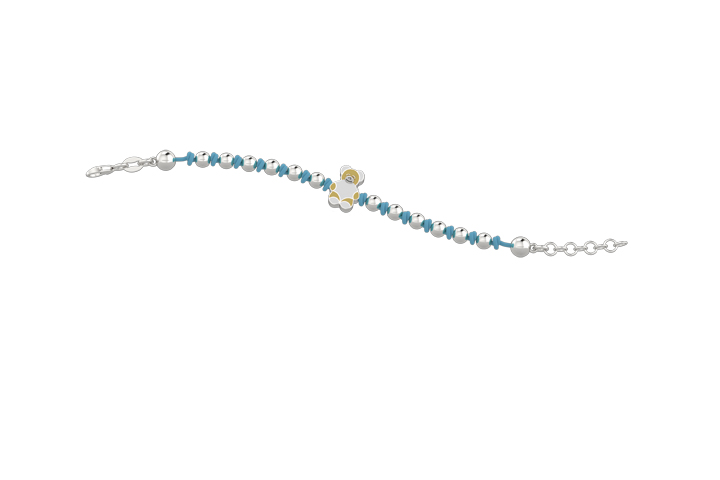 Knotted Blue Bracelet