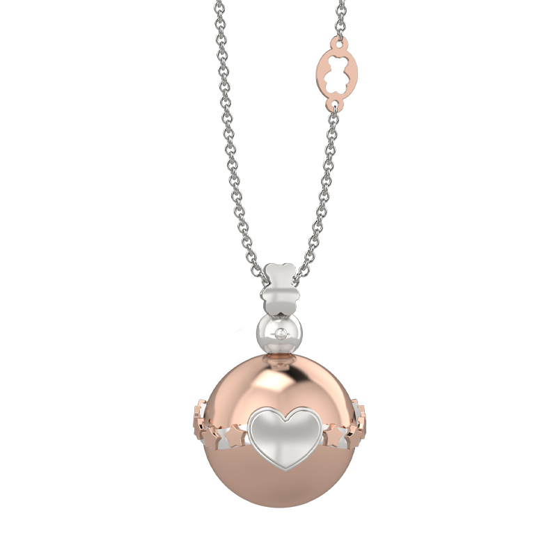 Pendent With Chain Spherical Metal Chime
