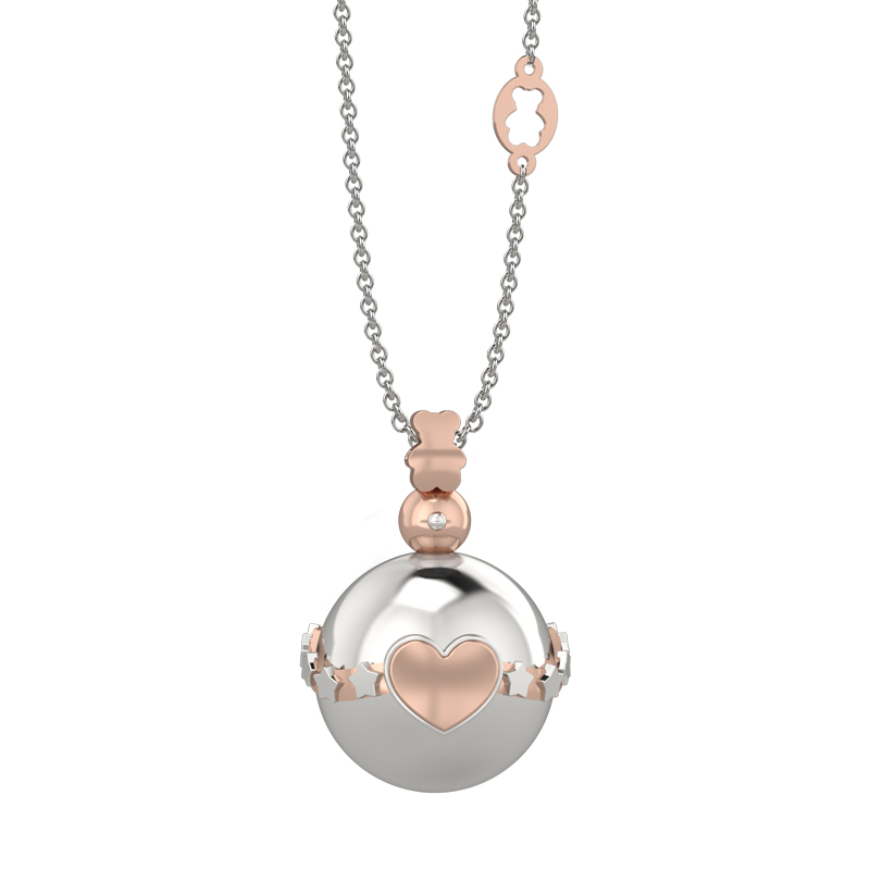 Pendent With Chain Spherical Metal Chime