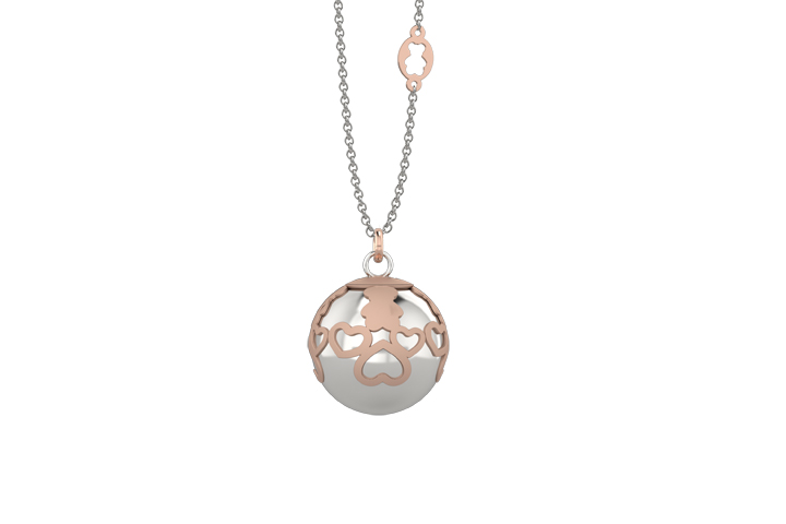 Pendent With Chain Spherical Metal Chime