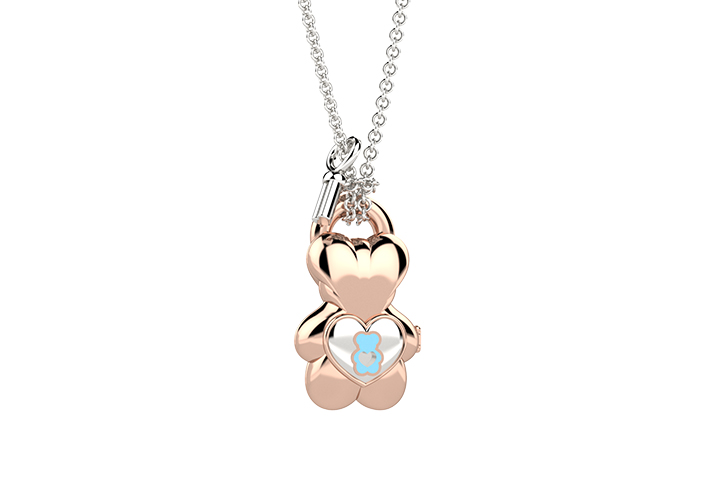 Boxed Bear Pendant Chain 60 Cm Dim.24X15,5 Mm