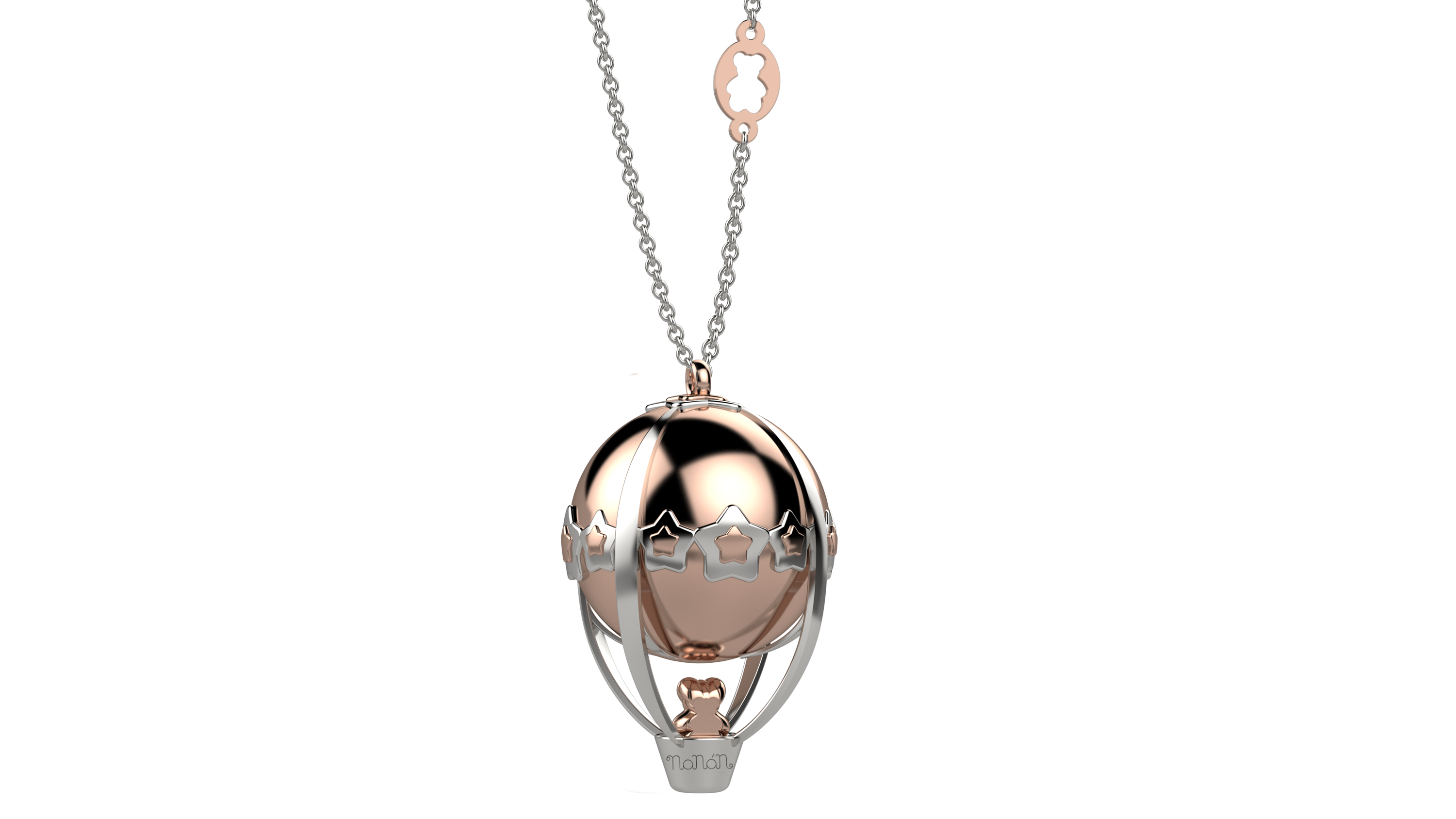 Pendant With Spherical Metal Chime 100Cm