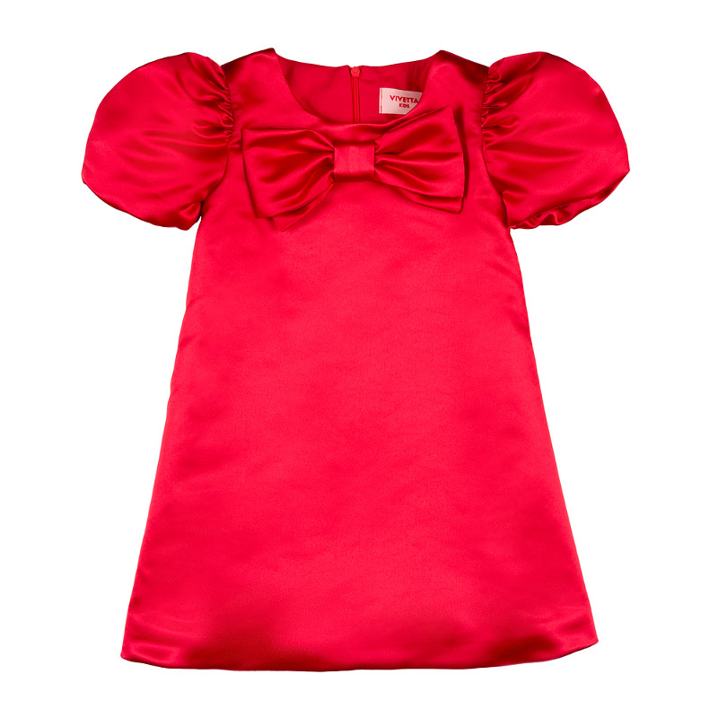 Dress With Bow Red